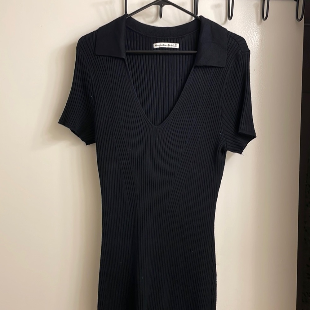 (SALE) Abercrombie Black Knit Dress